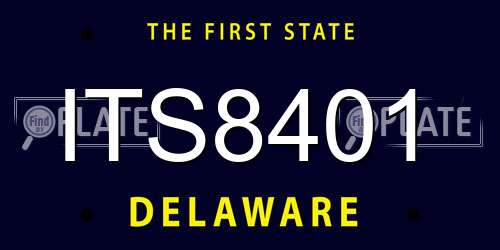 ITS8401 Delaware License Plate
