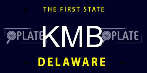 KMB Delaware License Plate