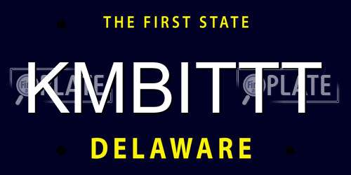 KMBITTT Delaware License Plate