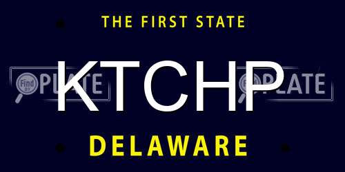 KTCHP Delaware License Plate