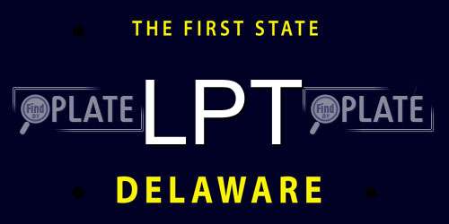 LPT Delaware License Plate