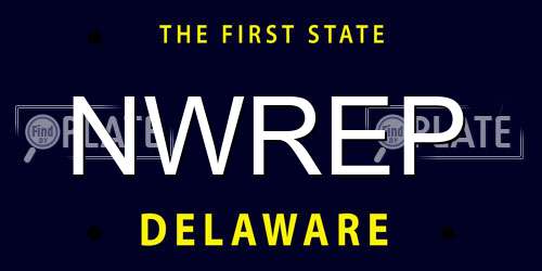 NWREP Delaware License Plate