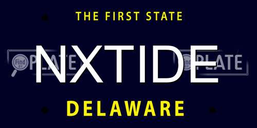 NXTIDE Delaware License Plate