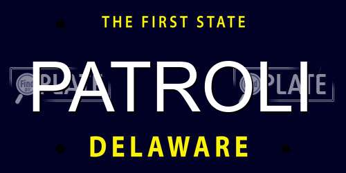 PATROLI Delaware License Plate