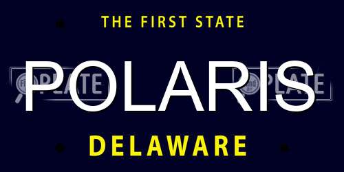 POLARIS Delaware License Plate