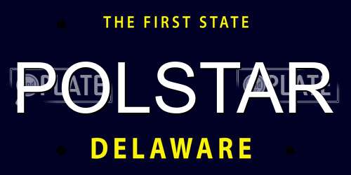 POLSTAR Delaware License Plate