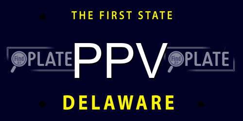 PPV Delaware License Plate