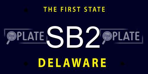 SB2 Delaware License Plate