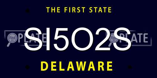 SI5O2S Delaware License Plate