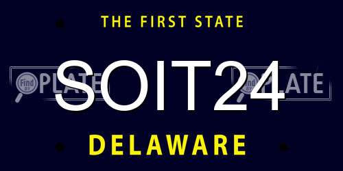 SOIT24 Delaware License Plate