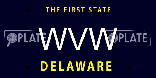 WVW Delaware License Plate