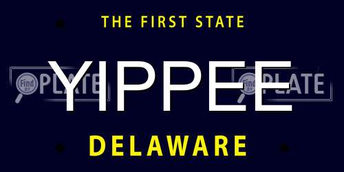 YIPPEE Delaware License Plate