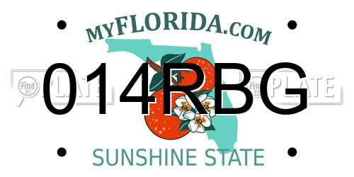 014RBG Florida License Plate