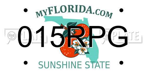 015RPG Florida License Plate
