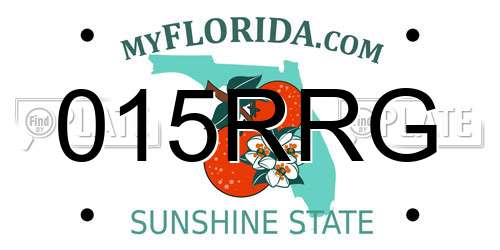 015RRG Florida License Plate