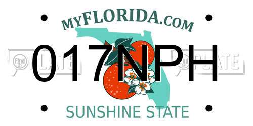 017NPH Florida License Plate