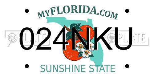 024NKU Florida License Plate