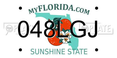 048LGJ Florida License Plate