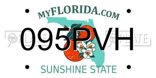 095PVH Florida License Plate