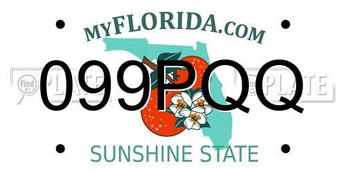 099PQQ Florida License Plate
