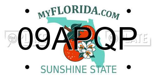 09APQP Florida License Plate
