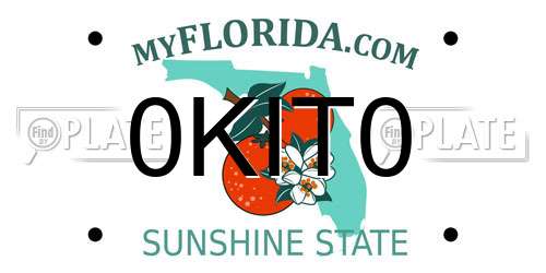 0KIT0 Florida License Plate
