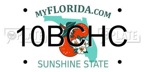 10BCHC Florida License Plate