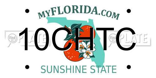 10CHTC Florida License Plate