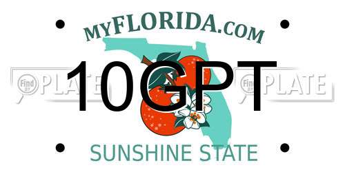 10GPT Florida License Plate