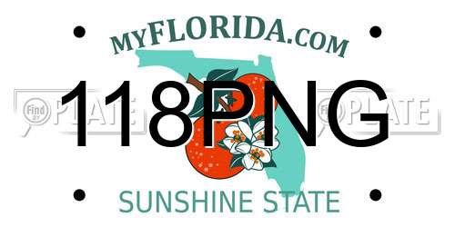 118PNG Florida License Plate