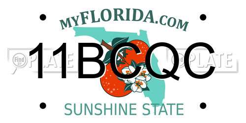 11BCQC Florida License Plate