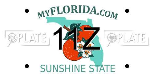 11Z Florida License Plate