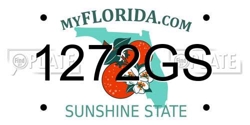 1272GS Florida License Plate