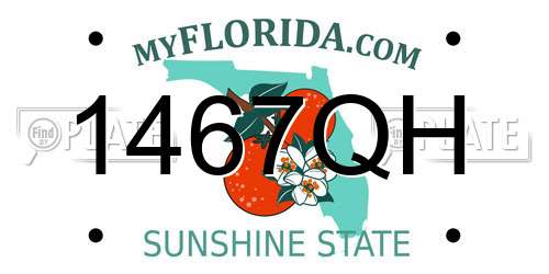 1467QH Florida License Plate