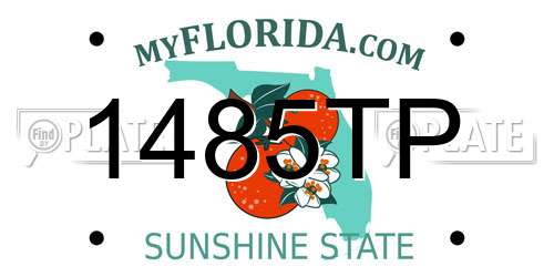 1485TP Florida License Plate