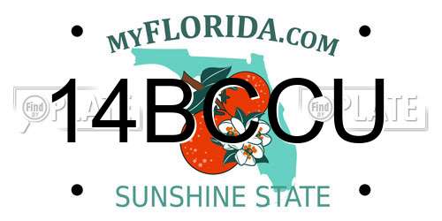 14BCCU Florida License Plate