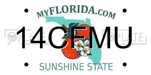 14CFMU Florida License Plate