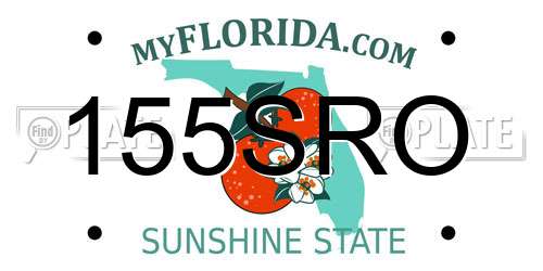 155SRO Florida License Plate