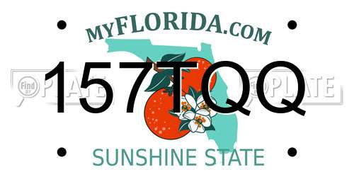 157TQQ Florida License Plate