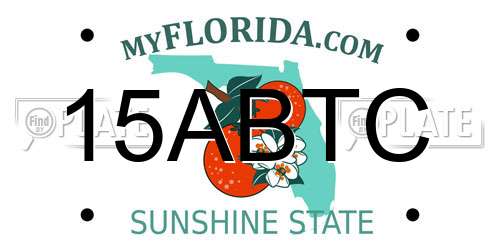 15ABTC Florida License Plate