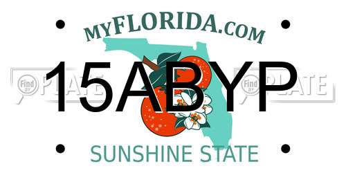 15ABYP Florida License Plate