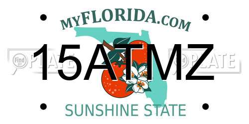 15ATMZ Florida License Plate