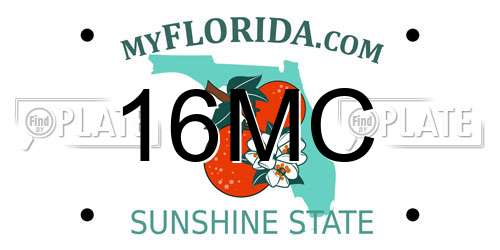 16MC Florida License Plate