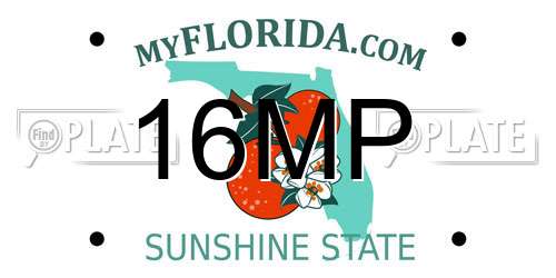16MP Florida License Plate