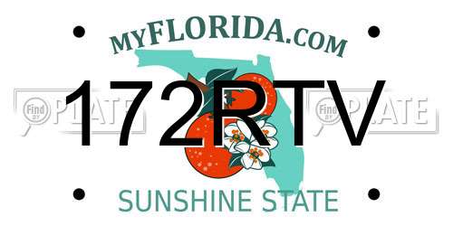 172RTV Florida License Plate