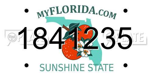 1841235 Florida License Plate