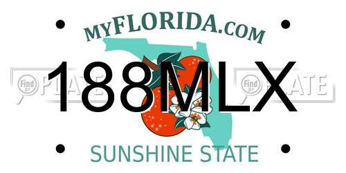 188MLX Florida License Plate