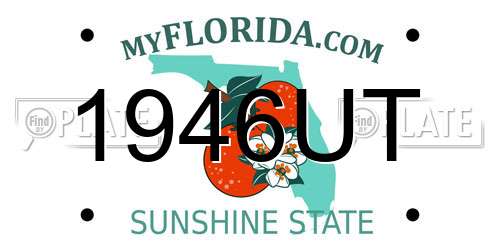 1946UT Florida License Plate