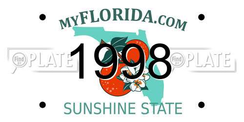 1998 Florida License Plate