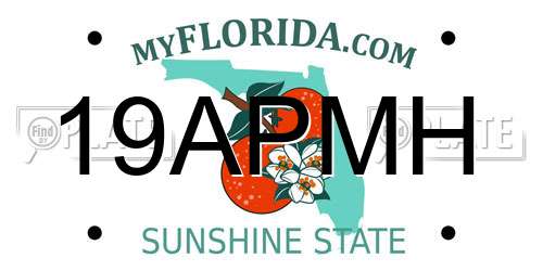 19APMH Florida License Plate